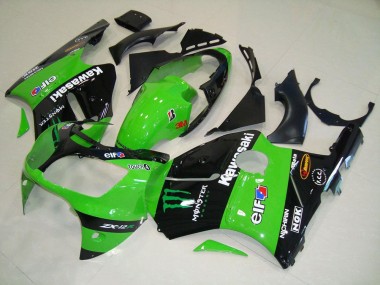 00-01 Vert Monster ZX12R Carénage Moto