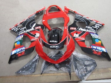 00-02 Rouge Noir Denso GSXR 1000 Carénage Moto