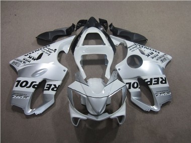 01-03 Argent Repsol CBR600 F4i Carénage Moto