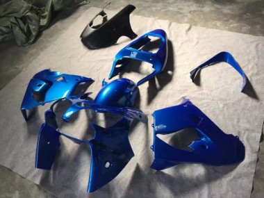 02-03 Bleu Noir Mat ZX9R Carénage Moto