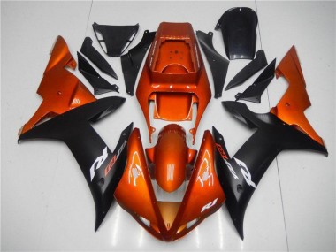02-03 Orange Noir YZF R1 Carénage Moto