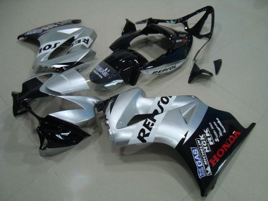 02-13 Argent Repsol VFR800 Carénage Moto