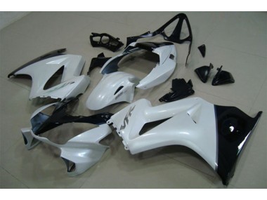 02-13 Blanc Noir VFR800 Carénage Moto