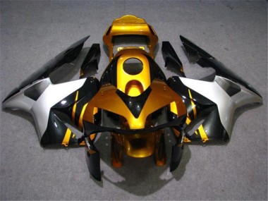 03-04 Or Argent Noir CBR600RR Carénage Moto