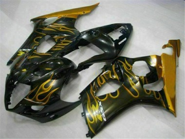 03-04 Or Noir GSXR 1000 Carénage Moto