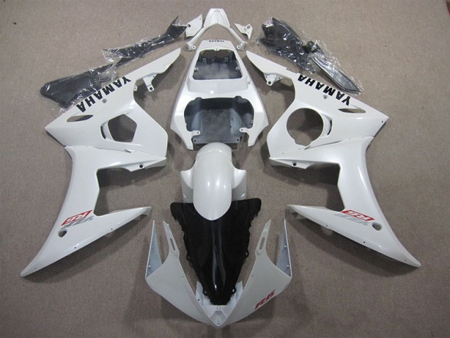 03-05 Blanc YZF R6 Carénages Moto