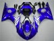 03-05 Bleu Blanc YZF R6 Kit Carénages Motos Complet