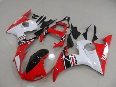 03-05 Rouge et Blanc et Noir YZF R6 Carénage Moto
