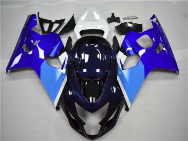 04-05 Bleu Blanc GSXR 600/750 Carénage Moto