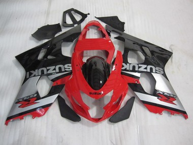 04-05 Rouge Noir Argent GSXR 600 Carénage Moto