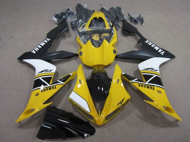 04-06 Jaune Blanc Noir YZF R1 Carénage Moto
