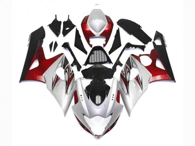 05-06 Argent Rouge Noir GSXR 1000 Carénage Moto