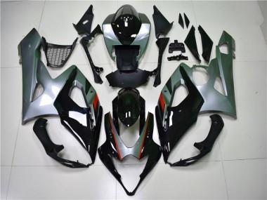 05-06 Noir Argent GSXR 1000 Carénage Moto