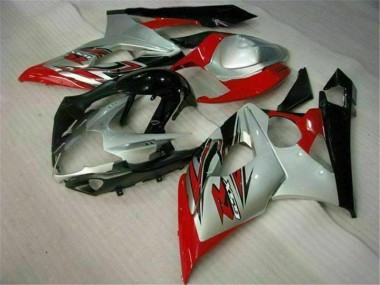 05-06 Rouge Blanc GSXR 1000 Carrosserie Moto