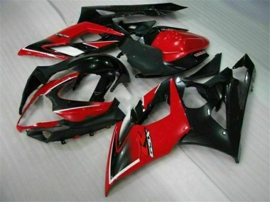 05-06 Rouge Noir GSXR 1000 Kit Carénages Motos Complet