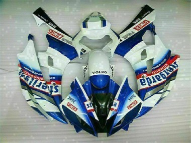 06-07 Blanc Bleu YZF R6 Carénages Moto