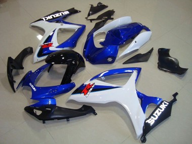 06-07 Bleu Blanc Noir GSXR 750 Carénage Moto