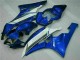 06-07 Bleu Blanc YZF R6 Carénages Moto
