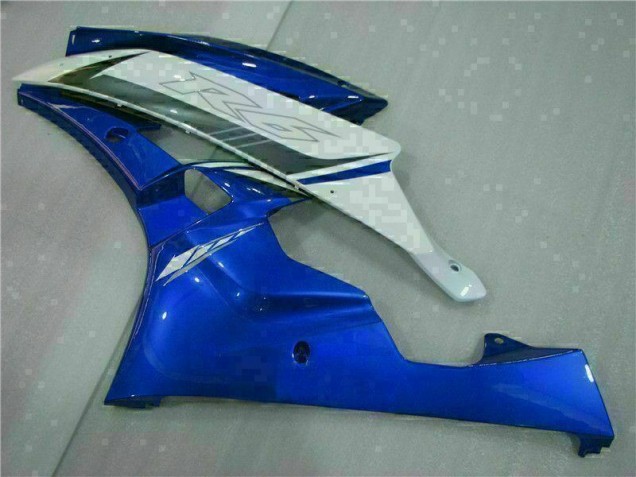 06-07 Bleu Blanc YZF R6 Carénages Moto