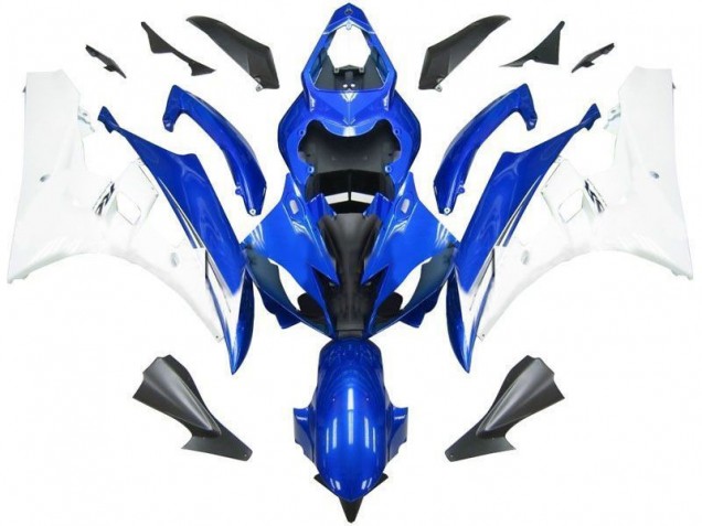 06-07 Bleu Blanc YZF R6 Carrosserie Moto