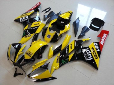 06-07 Jaune Monster Lupi YZF R6 Carénage Moto