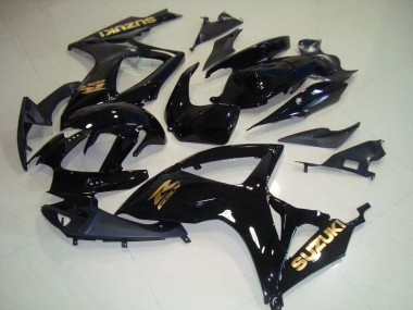 06-07 Noir Or Décalque GSXR 750 Carénage Moto