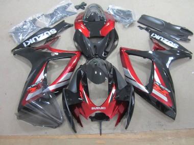 06-07 Noir Rouge GSXR 750 Carénages Moto