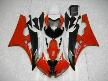 06-07 Rouge Noir YZF R6 Carénage Moto