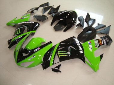 06-07 Vert Monster ZX10R Carénage Moto