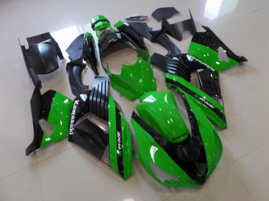 06-11 Vert et Noir ZX14R ZZR1400 Carénage Moto