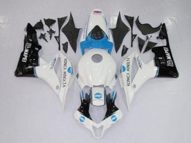 07-08 Blanc Bleu Noir CBR600RR Carénage Moto