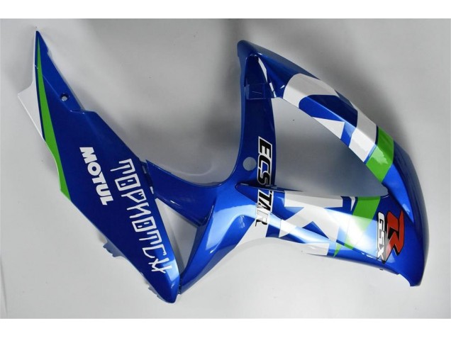 08-10 Bleu Blanc Vert GSXR 600/750 Carénage Moto