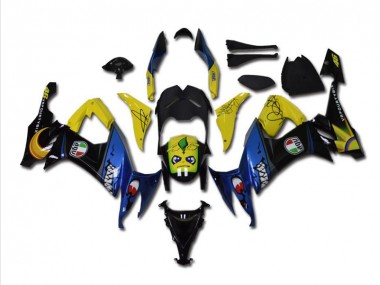 08-10 Bleu Requin ZX10R Carénage Moto