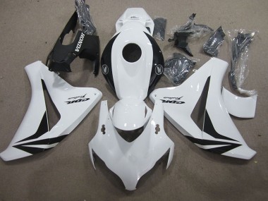 08-11 Blanc Noir Fireblade CBR1000RR Carénage Moto