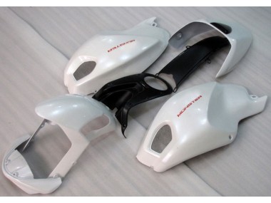 08-12 Blanc Rouge Monster Ducati Monster 696 Carénage Moto