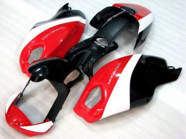 08-12 Noir Rouge Blanc Monster Ducati Monster 696 Carénage Moto