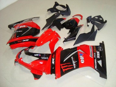 08-12 Rouge Monster ZX250R Carénage Moto