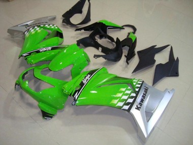 08-12 Vert Argent ZX250R Carénage Moto