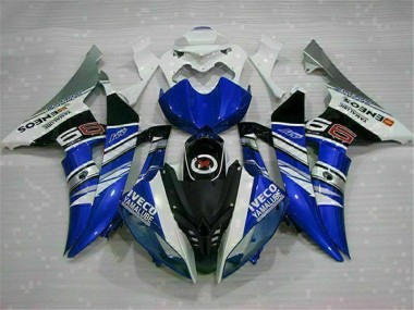 08-16 Blanc Bleu YZF R6 Carénage Moto