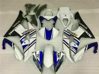 08-16 Bleu Blanc Bleu Blanc ENEOS YZF R6 Carénages Moto