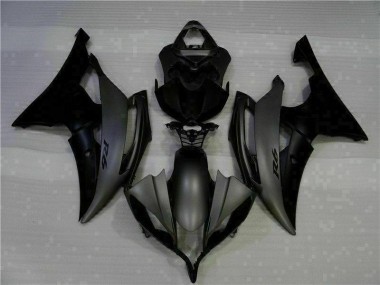 08-16 Noir Mat YZF R6 Carrosserie Moto