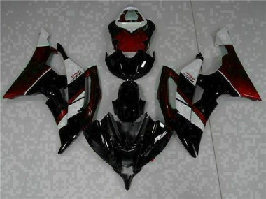 08-16 Noir YZF R6 Carénages Moto ABS