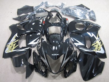08-19 Noir Or Décalque GSXR 1300 Hayabusa Carénage Moto
