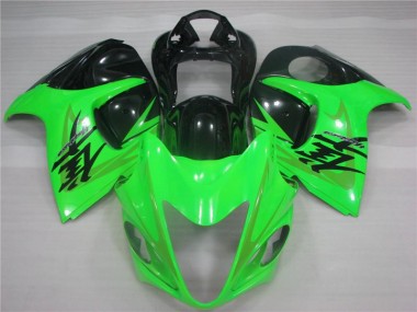 08-19 Vert Noir GSXR 1300 Hayabusa Carénage Moto