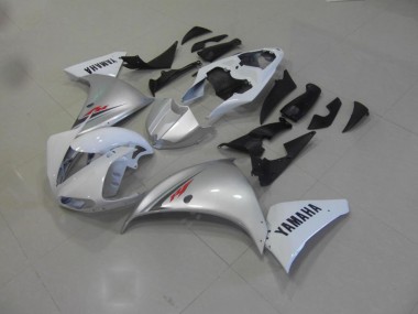 09-11 Blanc Argent YZF R1 Carénage Moto