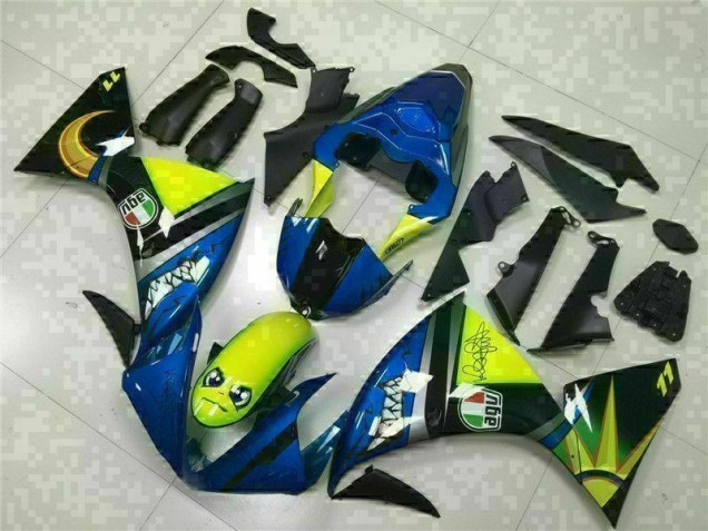 09-11 Bleu YZF R1 Carénage Moto