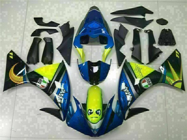 09-11 Bleu YZF R1 Carénage Moto