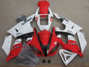 09-11 Rouge Blanc Noir YZF R1 Carénage Moto