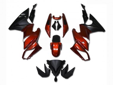 09-11 Rouge EX650 Carénage Moto