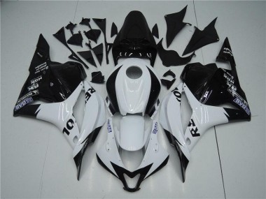 09-12 Blanc Noir CBR600RR Carénages Moto